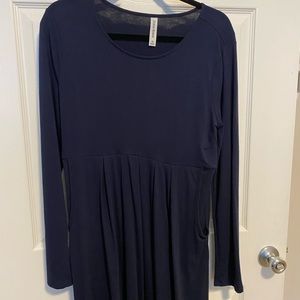 Navy blue dress